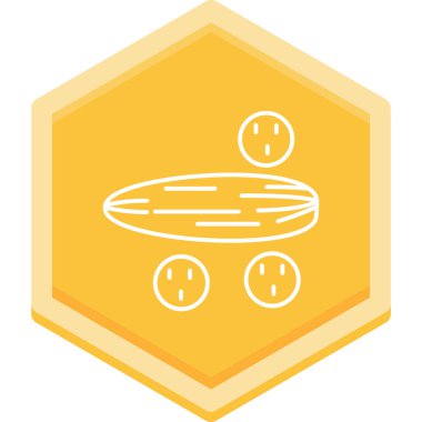 Yemek. Web simgesi basit illüstrasyon