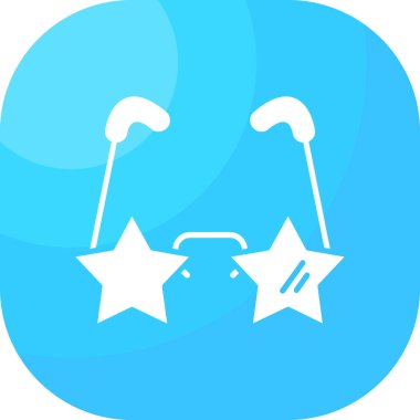 Beyaz arka planda izole edilmiş müzik aleti trompet ikonu. vektör.