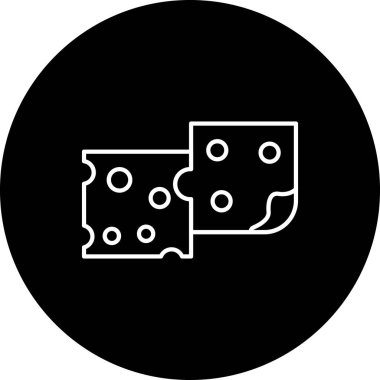 Tek bir simgenin vektör illüstrasyonu