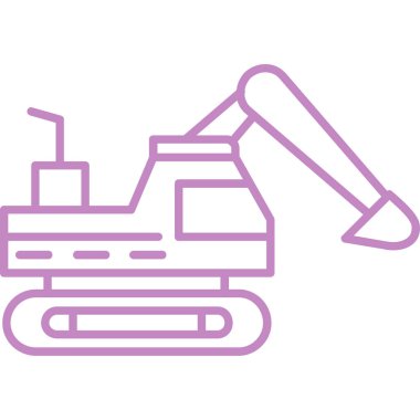 Fırçalı bir robotun vektör çizimi