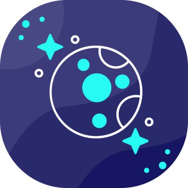 Uzay gezegeni. Basit tasarım