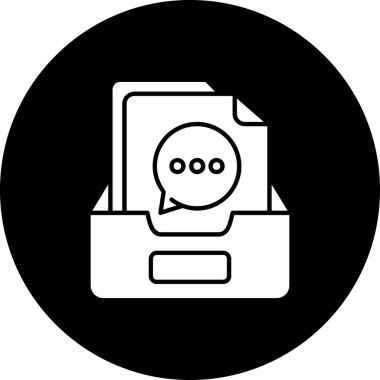 Vektör simge sohbet