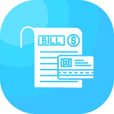 Bill vektör renk simgesi