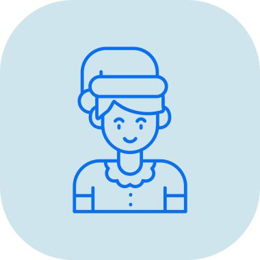 kadın doktor simgesi, taslak biçimi