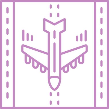 Uçak. Web simgesi basit illüstrasyon