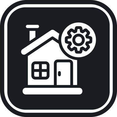 ev simgesi vektör illüstrasyonu