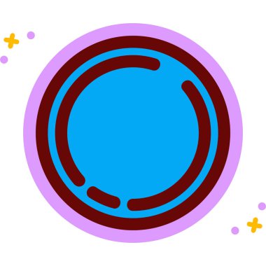 Şirin bir çizgi filmin vektör çizimi