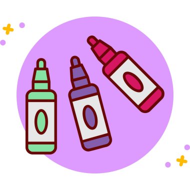 vektör set kozmetik, parfüm, parfüm