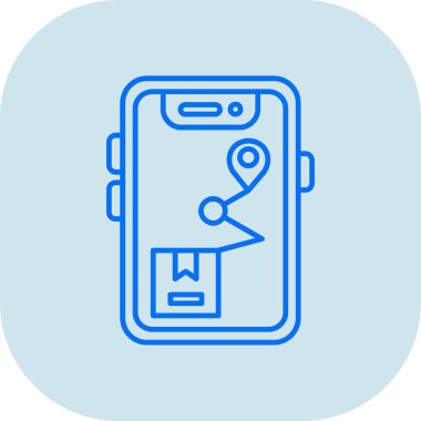 konum haritası simgesi, vektör illüstrasyonu