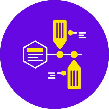 Beyaz arkaplanda çizgi DNA zinciri simgesi izole edildi. Mühendislik, mühendislik, DNA testi. Renkli taslak konsepti. vektör