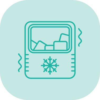 termometre simgesi vektör illüstrasyonu