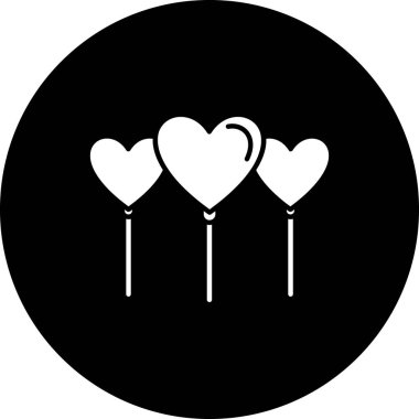 Aşk simgesinin vektör illüstrasyonu