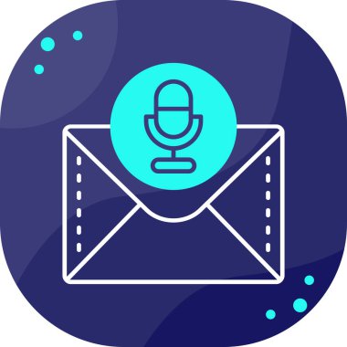 mesaj vektörü simgesi modern basit illüstrasyon