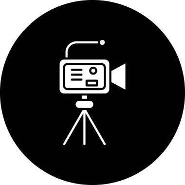 kamera simgesi vektör illüstrasyonu