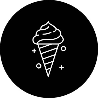 krem simge vektör çizim