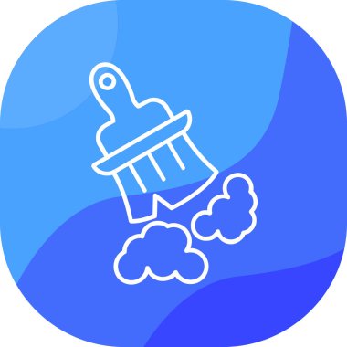 Bulut. Web simgesi basit illüstrasyon