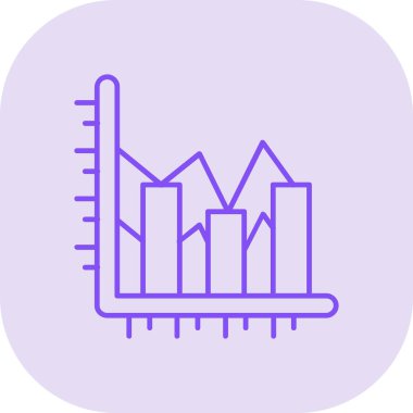 grafik simgesinin vektör illüstrasyonu