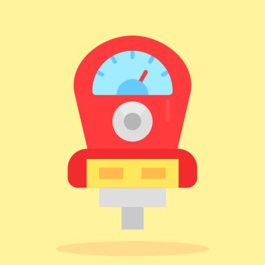 Elektrikli lamba ikonu. vektör illüstrasyonu