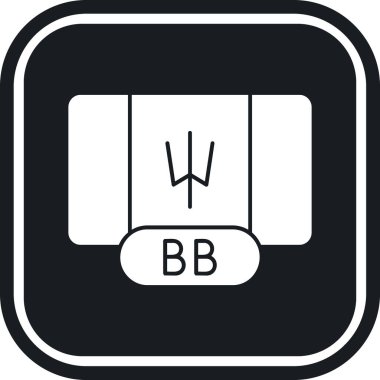 Benzersiz radyo kulesi vektör simgesi