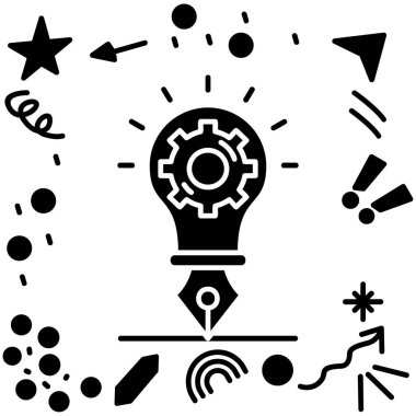 ampul ışık fikir simgesi