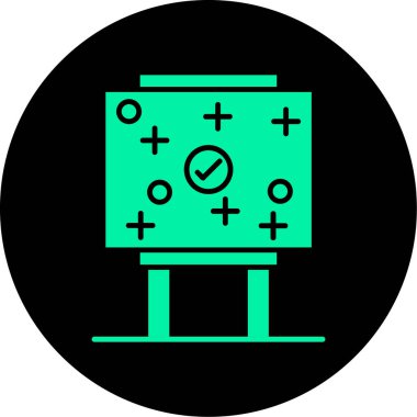 Robot simgesinin vektör illüstrasyonu