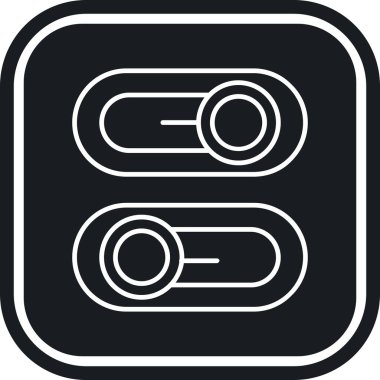 Modern bir simgenin vektör illüstrasyonu