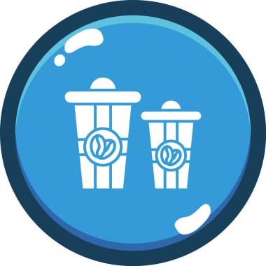 Çöp ile geri dönüşüm kutusunun vektör çizimi