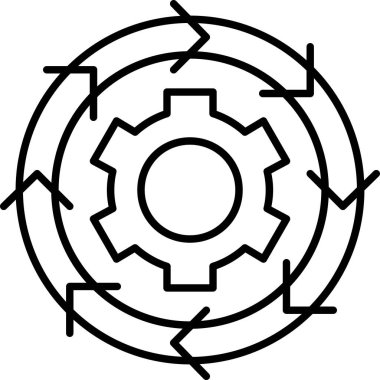 Çarklı çark simgesi