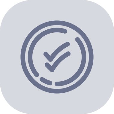 vektör renk simgesini kontrol et