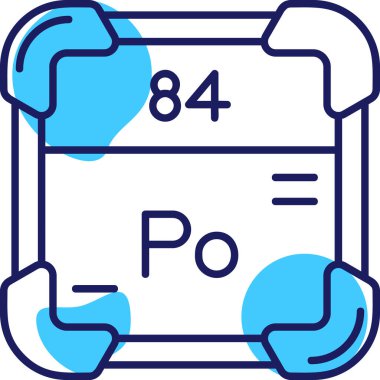 kimyasal element periyodik simgesi, satır tasarımı