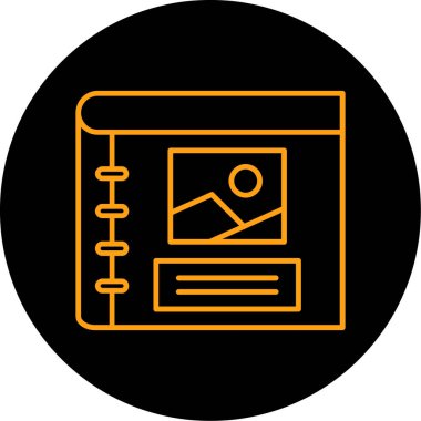 seo modern simgesinin vektör illüstrasyonu