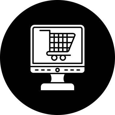 Dizüstü bilgisayar simgesi vektör çizimi