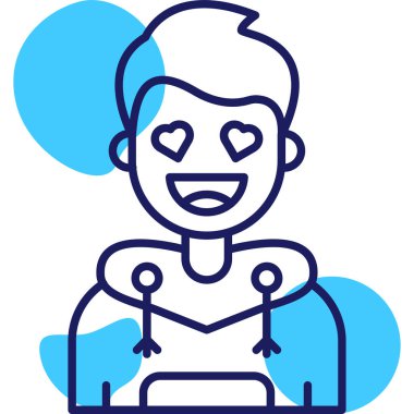 Avatar Adam simgesi - taslak biçimi