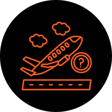 Uçak. Web simgesi basit illüstrasyon