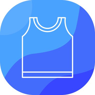 Kıyafetler. Web simgesi basit illüstrasyon