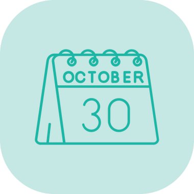 Vektör illüstrasyonlu takvim simgesi