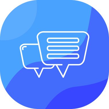 sohbet iletisi ikon vektör illüstrasyon tasarımı ile konuşma balonu