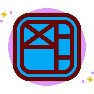 Bir kitap simgesinin vektör illüstrasyonu