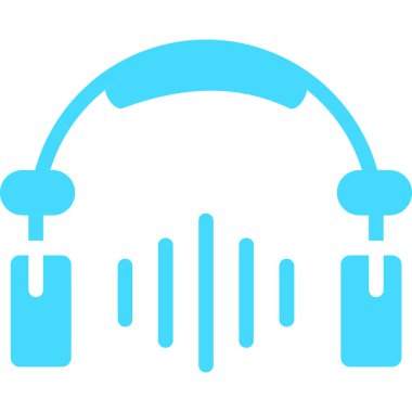 Kulaklık. Web simgesi basit illüstrasyon