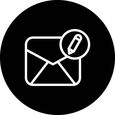 Posta simgesinin vektör illüstrasyonu