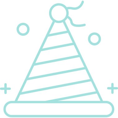 Bir çizgi film ve şirin bir Noel ağacının vektör çizimi