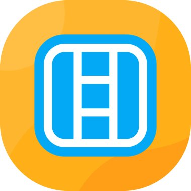 Hastane simgesi, vektör illüstrasyonu