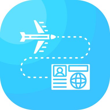 uçuş düzlemi simgesi ana hat biçiminde