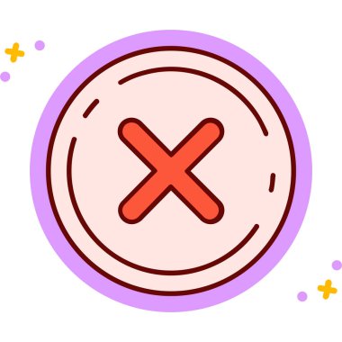 Sigara rengi ikonu vektör illüstrasyonu yok