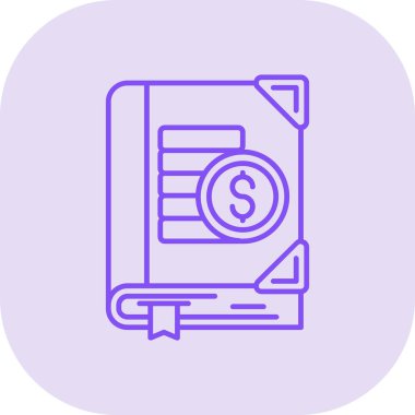 Para simgesinin vektör illüstrasyonu