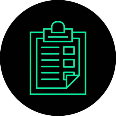 Vektör belgesi Simge illüstrasyonu