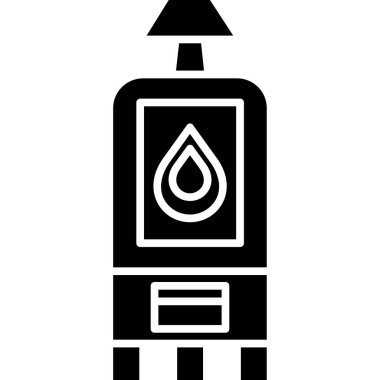 gaz tankı ikonu vektör illüstrasyonu