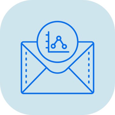 zarf e- posta simgesi, vektör illüstrasyonu