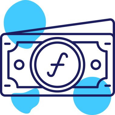 Para için. Web simgesi basit illüstrasyon