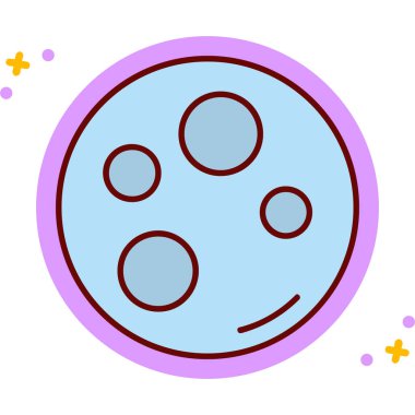 Boşluk. Web simgesi basit illüstrasyon